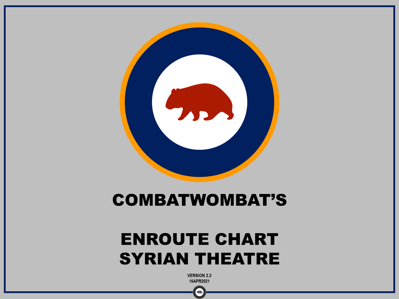 CombatWombat's Enroute Charts: Syrian Theatre