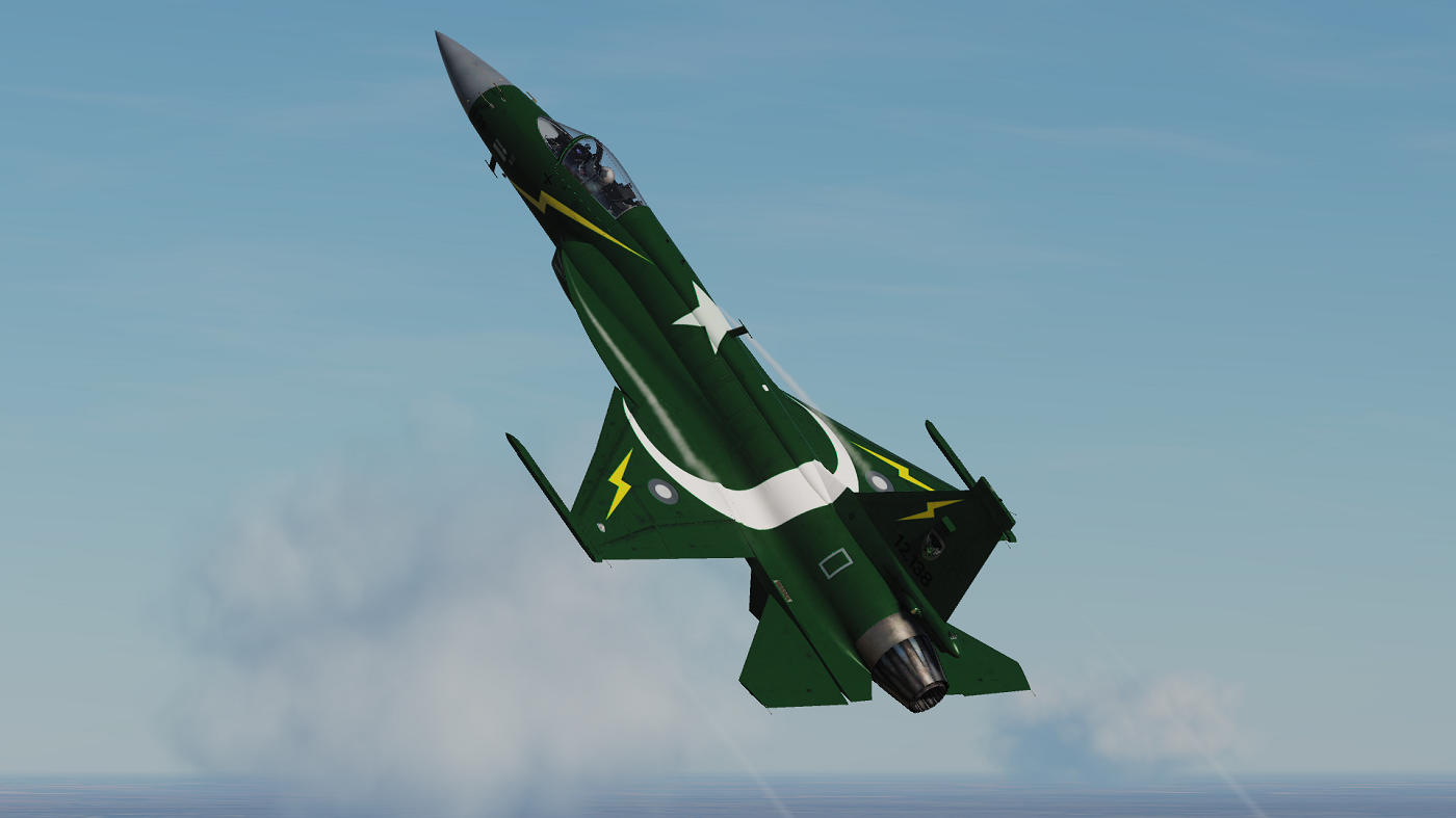 JF-17 Pakistan Airforce Thunder Demo Team Livery