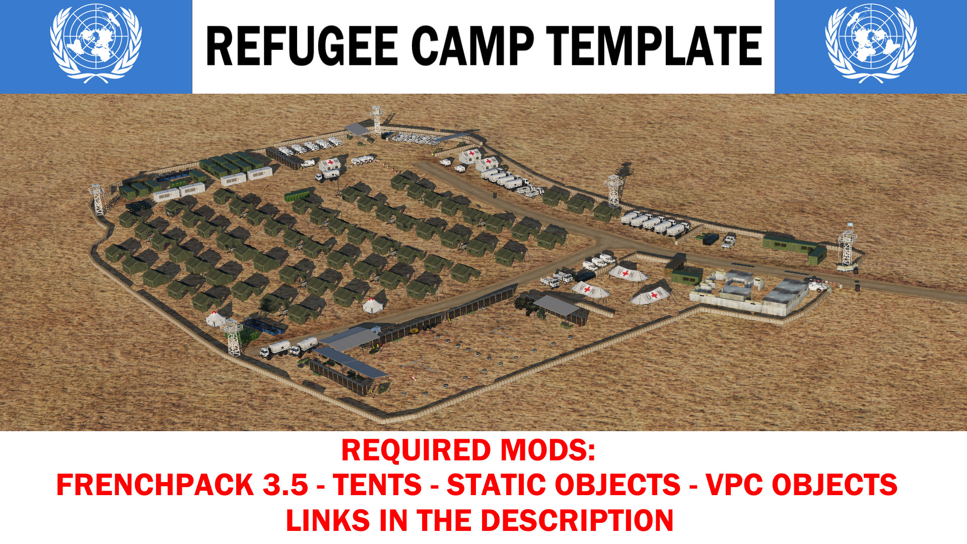 United Nations Refugee Camp Template (SoH map)