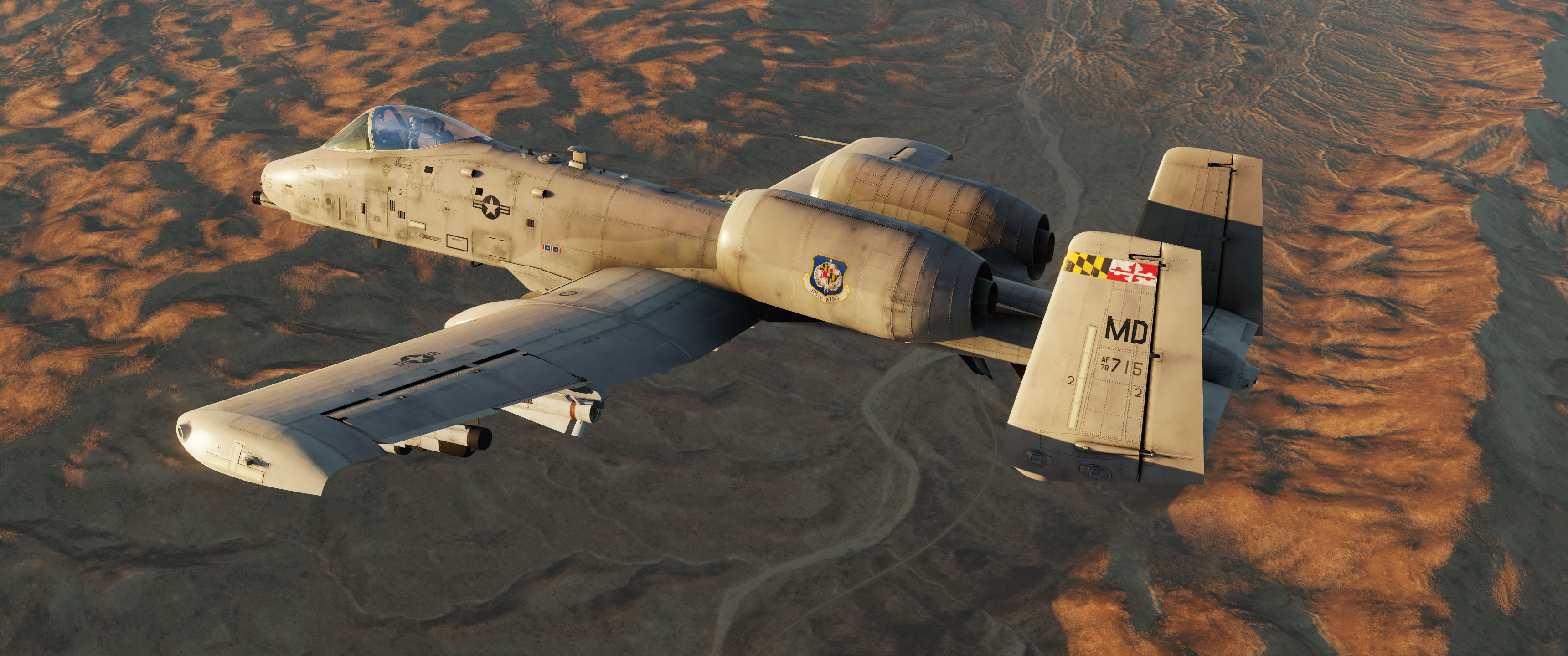 A-10C II 175th Wing Air National Guard désert v1.3