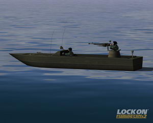 Lightly armed speedboat